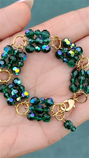 𝘋𝘦𝘯𝘪𝘴𝘦 𝘠𝘦𝘻𝘣𝘢𝘬 𝘔𝘰𝘰𝘳𝘦 on Instagram: "DIY Jewelry Making Tips - Beading Tutorial - Handmade Jewelry Trends Make your own Preciosa Crystal beaded bracelet by creating simple wire loops. @johnbeadcorp @crystalsbypreciosa @michaelsstores Follow, like, and comment to support my journey in creating more DIY jewelry-making tutorials for our crafting community. Your engagement makes all the difference! Visit my YouTube channel, Denise Yezbak Moore, for the full bracelet tutorial and a tre