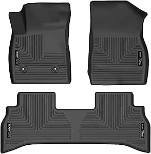 Husky Liners Weatherbeater Floor Mats | Fits 2021-2026 Chevrolet Trailblazer (Front Wheel Drive Models only) | Front & 2nd Row, 3-pc Black - 95161