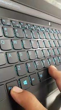 Lenovo Laptops Keyboard Backlighting ON/OFF Shortcut Keys#lenovo #backlight #laptop #e fun #tips