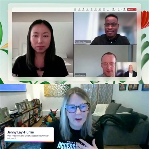 Jenny Lay-Flurrie, Vice President and Chief Accessibility Officer at Microsoft, shares how Microsoft 365 Copilot empowers people to connect across languages in Teams meetings. Discover more ways AI is driving accessibility: http://msft.it/6185SwVyL | Microsoft in Business