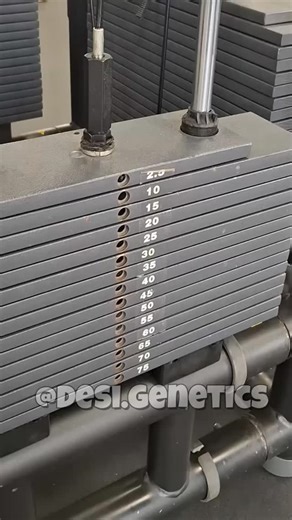 Desi Genetics on Instagram: "Micro Loading Explained:How to Progress When Stack Increases Are Too Big #tips #desigenetics #gym Many gym machines increase weight only in 5 kg jumps, and that’s where most people get stuck. If your target is 6 reps minimum and you can’t complete them after adding the next stack, forcing it isn’t progressive overload it’s poor load management. In this video, I explain a simple and effective solution: ✔️ Add a 1.25–2.5 kg plate to the machine ✔️ Increase total load g