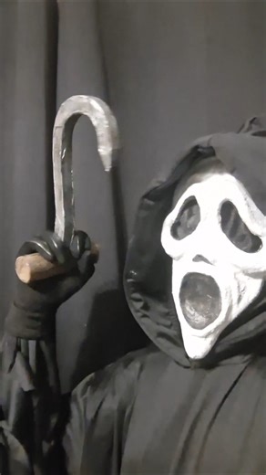Ghostface Scary Movie Spoof mask process #scream #horror #ghostface