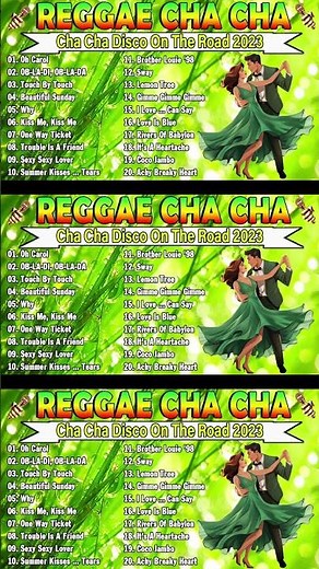 Bagong Nonstop Cha Cha 2023 ️🕶️ New Best Reggae Cha Cha Disco Medley 2023 🕶️ Reggae Music Mix