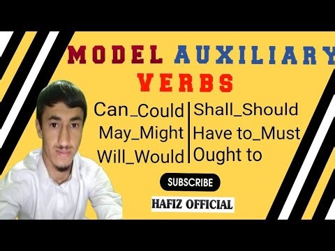 The usage of Model Auxiliary Verbs|by sir hafiz rahmat ullah|DAY NO 8 All english grammer course.