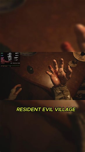 RE VILLAGE A 150 FPS NO XEON ? 🐧🔥 #shorts #linuxgaming