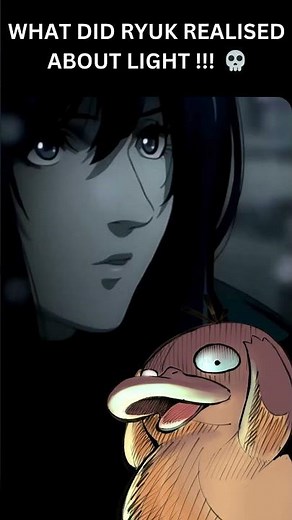 What did Ryuk Realished about light?? #anime #animemoments