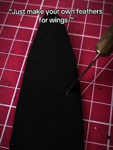 Scar of Love artwork: puppet wings feather tutorial