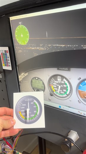 Alex Ramos Bogner on Instagram: "✈️ Andamento da construção dos instrumentos do Cessna 172 Este é o Airspeed Indicator (medidor de velocidade do ar), já em fase de testes e integração com o simulador. Cada etapa envolve ajuste fino, configuração e muita validação para chegar o mais próximo possível do comportamento real da aeronave. O projeto segue avançando, instrumento por instrumento, sempre transformando aprendizado em progresso. 🔧📐💻 ✈️ Progress update on the Cessna 172 instrument build T