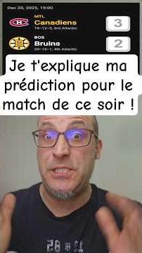 Je t'explique ma prédiction pour le match de ce soir ! #lnh #hockey #nhl