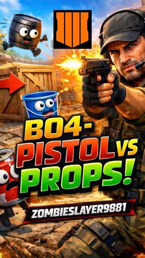 Strife pistol ONLY Gameplay in bo4 prophunt! 🔫 #shorts #callofduty #bo4shorts #prophunt