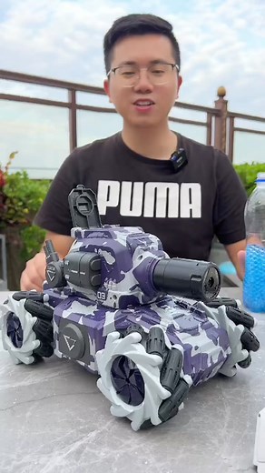 Laser Cannon Toy Car for Kids with Battery and Plumb Bob