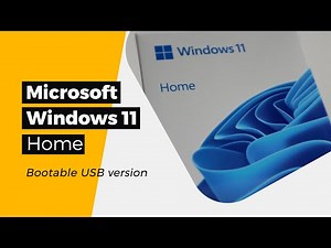 🎁Microsoft Windows 11 Home - Bootable USB version - Unboxing