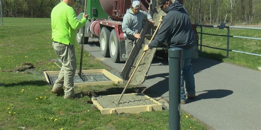 Binghamton partners with construction companies to add benches, garbage bins to 434 Greenway