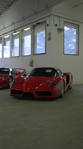 RM Sotheby's on Instagram: "Ferrari’s defining millennial hypercar, preserved in time-capsule condition. Introduced at the 2002 Paris Motor Show, the Ferrari Enzo redefined the modern hypercar by fusing Formula 1–inspired engineering with Pininfarina’s radical, aerodynamically optimised design. Powered by the 660-horsepower 6.0-litre Tipo F140B V12 and a paddle-shift six-speed transaxle, it set new performance benchmarks, including 0–100 km/h in just 3.65 seconds. This exceptional example is one