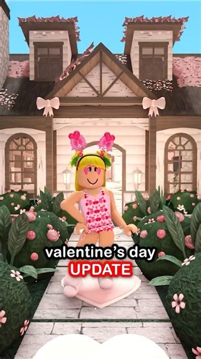 💘Bloxburg VALENTINE’S UPDATE! All NEW Build Items! #bloxburg #roblox #shorts #robloxbloxburg