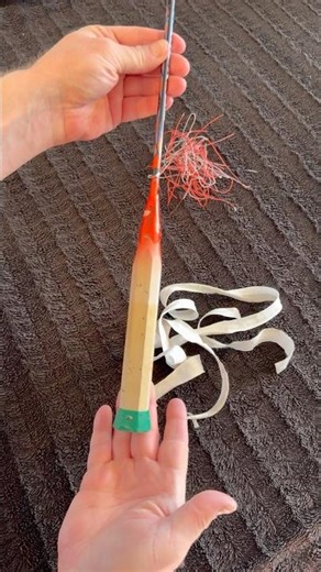 How To Change Badminton Racket’s String Easily Vol. 1 #badminton #yonex #shorts