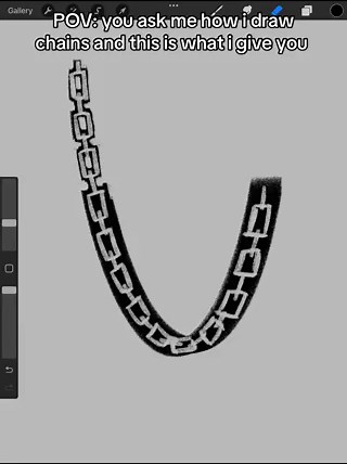 Learn this hack to draw chains!!!!by:asche_mmix