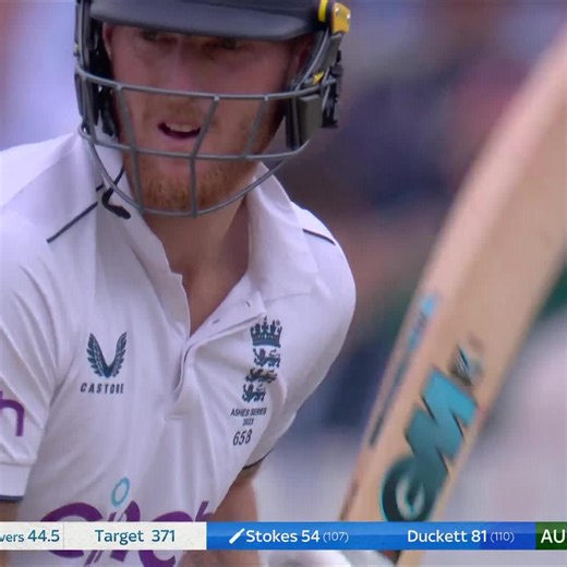 Where have we seen this before from Ben Stokes? 👀 Didn't quite reach the boundary this time 😂 | England Cricket