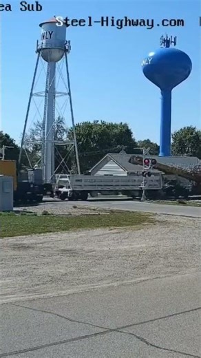 NB Loram DC-6 Ditcher in Manly, IA on July 31, 2023