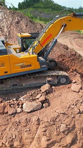 The huge excavators are at work 032