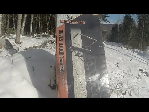 Big Game 2 Man Ladder Stand Review, Unboxing, Assembly, and Install