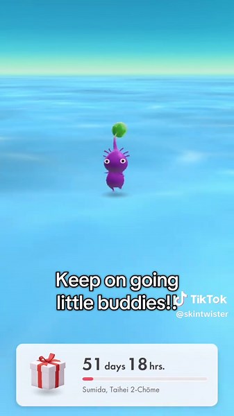 Day 6 of Pikmin Bloom Adventure Progress