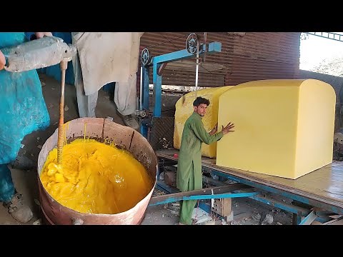 Creating Foam for Furniture and Upholstery Step by Step Process