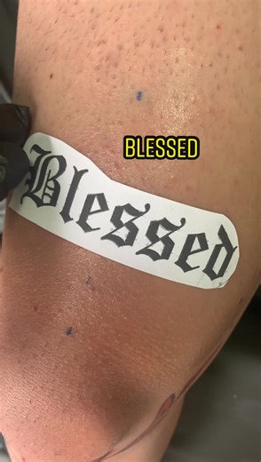 Blessed Tattoo Ideas for Men and Women