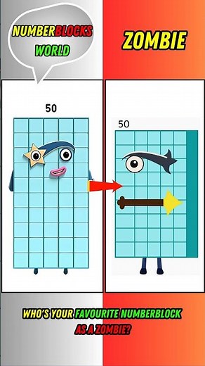 🧟‍♂️ Numberblocks Characters as Zombies! | Spooky & Fun Number Transformations! 🔢