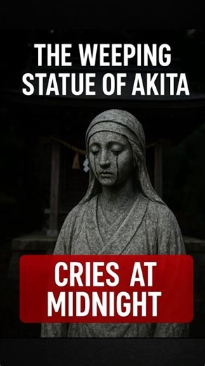 The Weeping Statue of Akita: Japan’s Midnight Crying Curse 😱🇯🇵 #historyshorts #scarystories