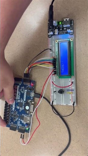 CE 433 Spring 26 : LAB6 Task 3 - LCD with ASCII code HELLO!!