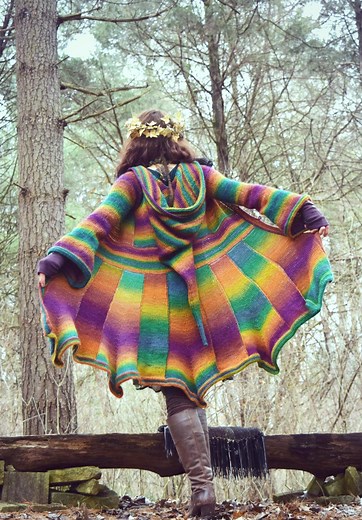 Crochet Elf Coat PATTERN: Tunisian Hooded Pixie Sweater (PDF Pattern) - Etsy