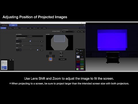 Epson Projector Professional Tool - Geometry Correction Assist for Stacking