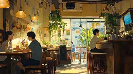Cafe, Coffee Shop, Cafe Interior. Free Stock Video