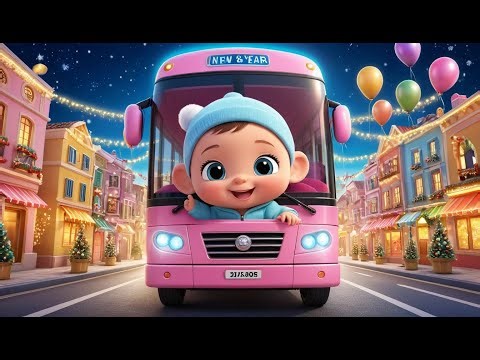 New Year Holiday Tour Bus | Happy New Year Travel Song for Toddlers