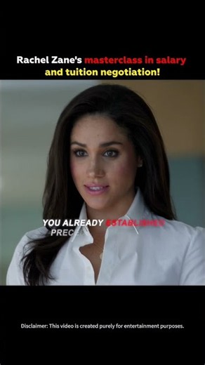 Rachel Zane's masterclass in salary and tuition negotiation!