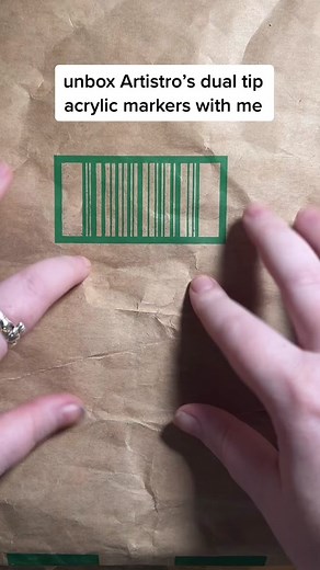 Artistro Dual Tip Acrylic Markers Unboxing