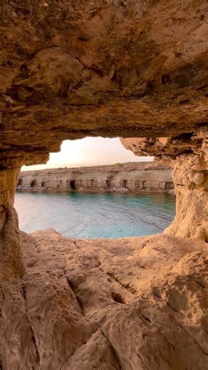 Hidden beneath the cliffs of Kavo Gkreko lies one of Cyprus’ most magical spots — the Agia Napa sea caves. 🌊 A must-see for adventurers, sunset chasers, and nature lovers alike! 💛🌅 Let the sound of the waves and the glow of a Mediterranean sunset carry you away. 😍 It’s not just a view… it’s a whole feeling. 💛 🎥 IG elenapishtolova | Visit Cyprus