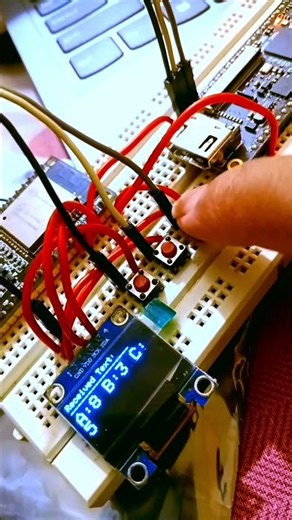 3 Buttons FPGA ESP32 OLED! 🔥 | Tang Nano 9K #shorts #fpga #esp32