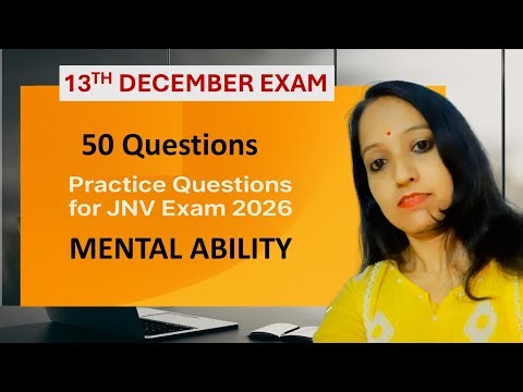 JNVST 2025 Answer Key OUT | Today’s JNV Exam | Class 6 Full Answer Key