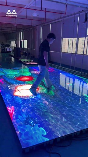Will you use it indoors or outdoors?#MileStrong #ledfloor #interactiveledfloor #leddancefloor