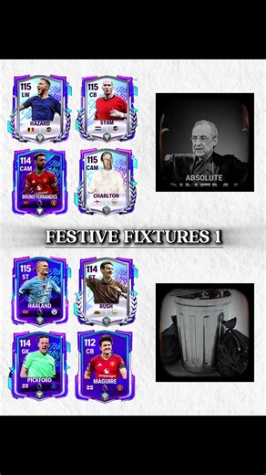 Đổi cầu thủ Festive Fixtures ở Tuần 1 FC Mobile VN