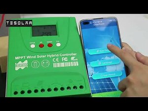Wind and Solar Hybrid Controller Bluetooth MPPT 12V 24V 48V Max 3000W