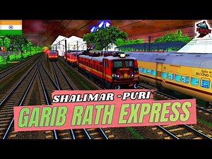 🔴LIVE | EPIC NIGHT JOURNEY WITH 12881 SHALIMAR - PURI GARIB RATH EXPRESS | ECOR ROUTE #mstslive