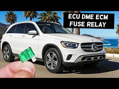 MERCEDES GLC Engine Computer ECU DME ECM Fuse Relay Location GLC 300 GLC 43 GLC 63 GLC 200 GLC 200d