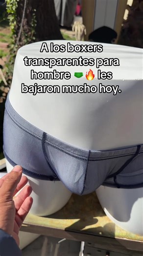 03-05-2026 A los boxers transparentes para hombre 🩲🔥 les bajaron mucho hoy. Ofertas de Wally 🩲🔥 Tela ligera. Material transpirable. Muy cómodos. Ajuste elástico. Perfectos para uso diario. #OfertasDeWally #WallyEnVivo #HaulTikTok #tiktokshopcreatorpicks #SoloBuenasOfertas El precio final puede variar según los cupones disponibles para cada cliente.
