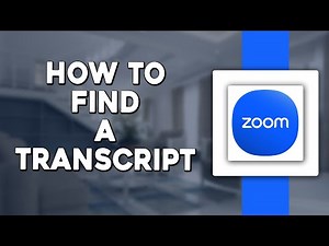 How To Find a Zoom Transcript (Quick & Easy)