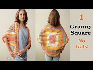 Granny Square SHRUG - Perfect for Beginners!