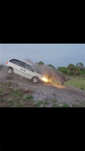 Watch This Minivan FLY Off-Road! Extreme Mudding Adventure! #shorts