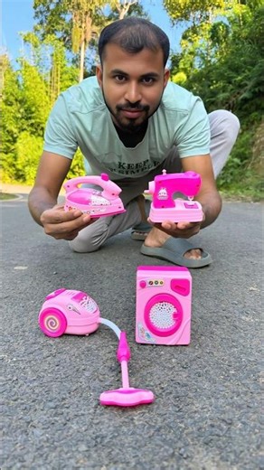 pink colour washing machines Set | unboxing and tasting #shorts